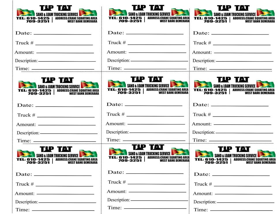 Bill Books (9 per page) | Customizable | Bulk | Wholesale